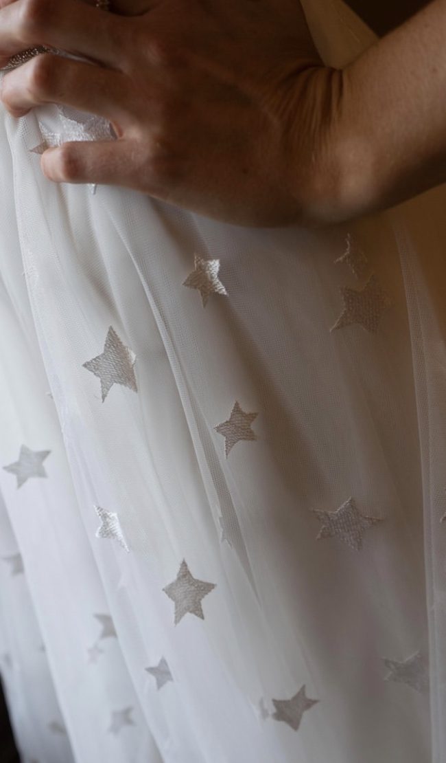 star wedding dress