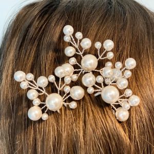 pearl hair pins