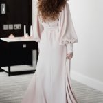 beautiful bridal robe