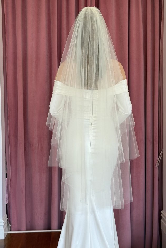 Kacey Two Tier Veil - Wedding Dresses & Gowns Auckland - IMG 9881
