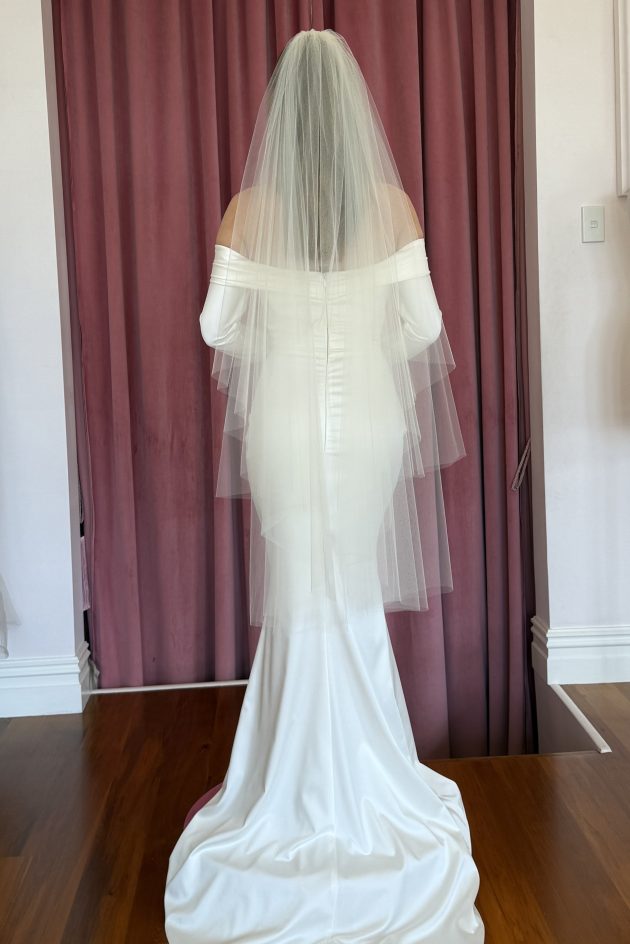 Kacey Two Tier Veil - Wedding Dresses & Gowns Auckland - IMG 9883