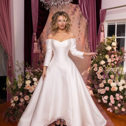 Sally - Corset Satin wedding dress